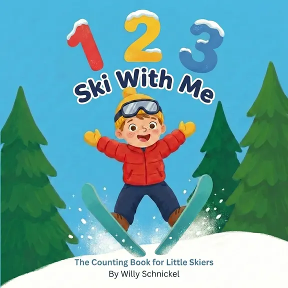 1 2 3 Ski With Me book cover