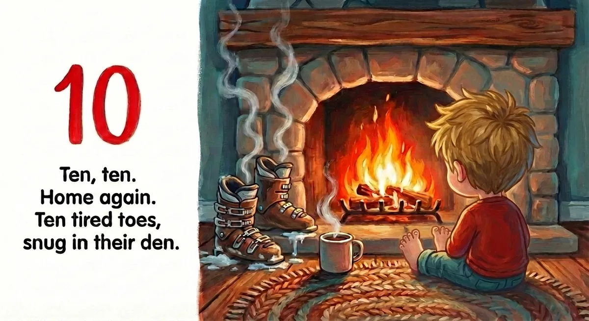 Page 10 - Ten tired toes